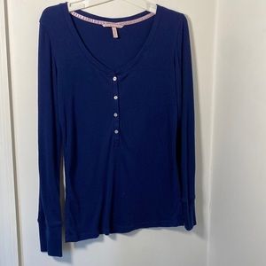 Victoria’s Secret The Dreamer Henley Pajama Top